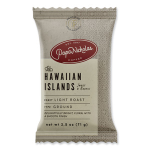 PapaNicholas Coffee Premium Coffee, Hawaiian Islands Blend, 18/Carton View Product Image