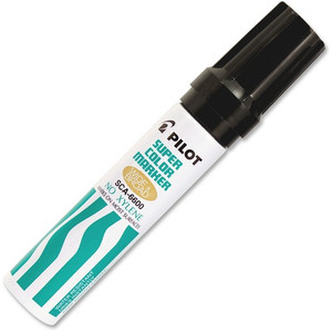 Pilot Super Color Jumbo Refillable Marker - Extra Broad Chisel Marker Point - Refillable - Black Ink Product Image 