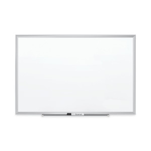 Quartet Classic Series Nano-Clean Dry Erase Board, 24" x 18", White Surface, Satin Aluminum Frame View Product Image
