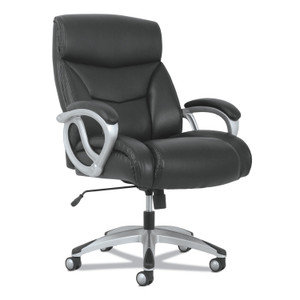 Sadie 3-Forty-One Big and Tall Chair, Supports Up to 400 lb, 19" to 22" Seat Height, Black Seat/Back, Chrome Base (BSXVST341) View Product Image