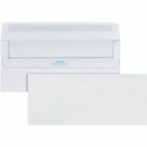 Quality Park No. 10 Business Envelopes with Self Seal Closure - Business - #10 - 4 1/8" Width x 9 1/2" Length - 24 lb - Self-sealing Product Image 