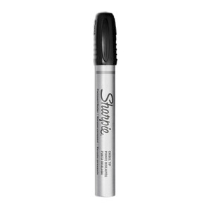 Sharpie Durable Metal Barrel Permanent Marker, Broad Chisel Tip, Black View Product Image