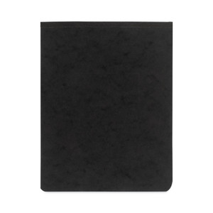 ACCO PRESSTEX Report Cover with Tyvek Reinforced Hinge, Top Bound, Two-Piece Prong Fastener, 2" Capacity, 8.5 x 11, Black/Black (ACC17021) View Product Image
