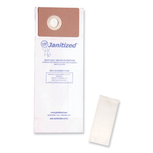 Janitized Vacuum Filter Bags Designed to Fit Advance VU500/Triple S Triumph, 100/Carton (APCADVU500210) View Product Image