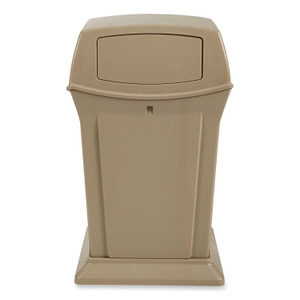 Rubbermaid Commercial Ranger Fire-Safe Container, 35 gal, Structural Foam, Beige (RCP843088BG) View Product Image