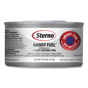 Sterno Handy Fuel Methanol Gel Chafing Fuel, 2 Hour Burn, 6.7 oz, 72/Carton Product Image 
