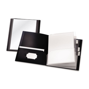 Cardinal ReportPro 10-Pocket Project Organizer, 8.5 x 11, Clear/Black View Product Image