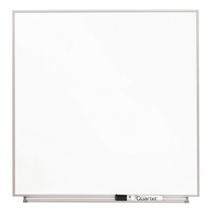 Quartet Matrix Magnetic Boards, 23" x 23", White Surface, Satin Aluminum Frame Product Image 
