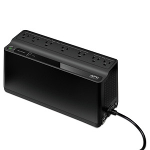 APC Back-UPS 600 VA Battery Backup System, 7 Outlets, 120 VA, 490 J View Product Image