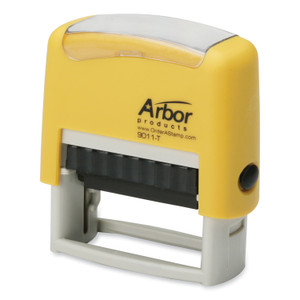 AbilityOne 7520012074111, SKILCRAFT Pre-Inked Message Stamp, COMPLETED, Red View Product Image