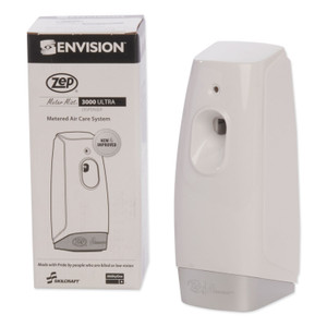AbilityOne 4510014264187, SKILCRAFT Zep Meter Mist 3000 Odor Control Dispenser, 3.25"x 3.63" x 10.5", White View Product Image