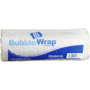Sealed Air Bubble Wrap Multi-purpose Material - 12" Width x 10 ft Length - 1 Wrap(s) - Lightweight, Perforated - Clear Product Image 