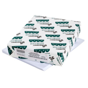 AbilityOne 7530015399832 SKILCRAFT Nature-Cycle Copy Paper, 92 Bright, 3-Hole Punch, 20lb Bond Weight, 8.5 x 11, White, 500/RM, 10 RM/CT (NSN5399832) View Product Image