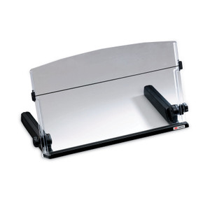 3M In-Line Freestanding Copyholder, 300 Sheet Capacity, Plastic, Black/Clear View Product Image