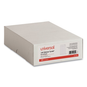 Universal Deluxe Tyvek Envelopes, #1, Square Flap, Self-Adhesive Closure, 6 x 9, White, 100/Box View Product Image