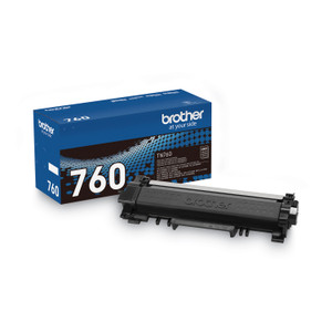 Brother TN760 High-Yield Toner, 3,000 Page-Yield, Black (BRTTN760) View Product Image