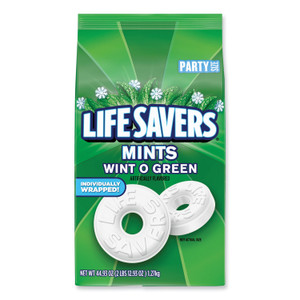 LifeSavers Hard Candy Mints, Wint-O-Green, 44.93 oz Bag (LFS21524) View Product Image