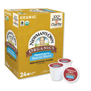 Newman's Own Organics Special Blend Extra Bold Coffee K-Cups, 24/Box (GMT4050) View Product Image