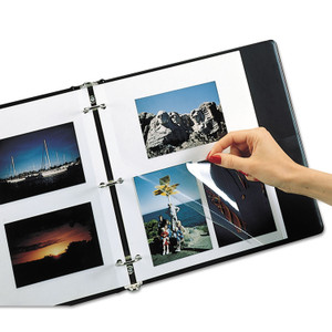 C-Line Redi-Mount Photo-Mounting Sheets, 11 x 9, 50/Box (CLI85050) View Product Image