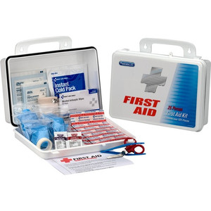 First Aid Only 25 Person Office First Aid Kit - 135 x Piece(s) For 25 x Individual(s) - 10" Height x 3" Width7" Length - Plastic Case Product Image 