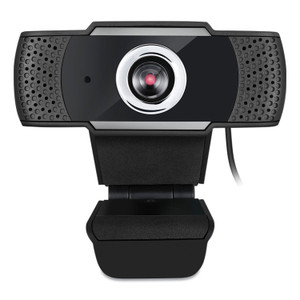Adesso CyberTrack H4 1080P HD USB Manual Focus Webcam with Microphone, 1920 Pixels x 1080 Pixels, 2.1 Mpixels, Black Product Image 