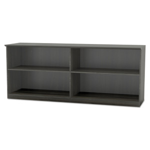 Safco Medina Series Low Wall Cabinet with Doors, 72w x 20d x 29.5h, Gray Steel, Box1 (MLNMVLCCLGS) View Product Image
