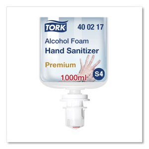 Tork Premium Alcohol Foam Hand Sanitizer, 1 L Bottle, Unscented, 6/Carton View Product Image