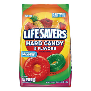 LifeSavers Hard Candy, Original Five Flavors, 50 oz Bag (LFS28098) View Product Image