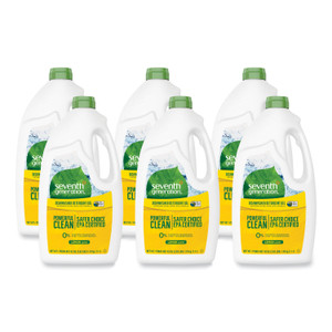 Seventh Generation Natural Automatic Dishwasher Gel, Lemon, 42 oz Bottle, 6/Carton (SEV22171CT) View Product Image