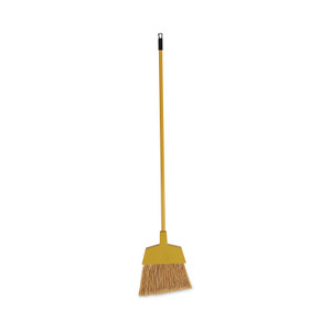 Boardwalk Corn Fiber Angled-Head Lobby Brooms, 55" Handle, Yellow, 12/Carton View Product Image