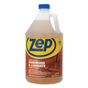 Zep Commercial Hardwood and Laminate Cleaner, Fresh Scent, 1 gal, 4/Carton (ZPEZUHLF128CT) View Product Image