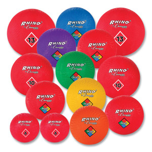 Champion Sports Playground Ball Set, Multi-Size, Multi-Color, 14/Set (CSIUPGSET1) View Product Image