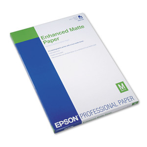 Epson Ultra Premium Matte Presentation Paper, 10 mil, 13 x 19, Matte White, 50/Pack (EPSS041339) View Product Image