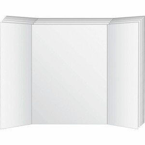 Geographics Royal Brites Project Board - 48" (4 ft) Width x 36" (3 ft) Height - White Surface - Rectangle - 6/Pack Product Image 