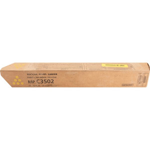 Ricoh Original Laser Toner Cartridge - Yellow - 1 / Each (RIC841736) View Product Image