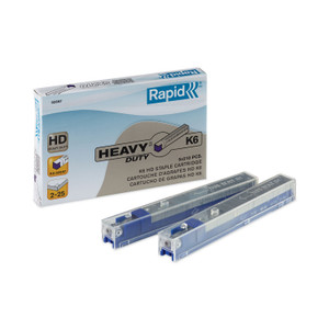 Rapid Staple Cartridge, 0.25" Leg, 0.5" Crown, Steel, 210/Cartridge, 5 Cartridges/Pack, 1,050/Pack View Product Image