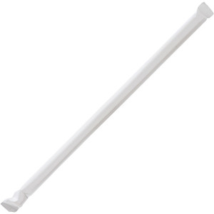 Genuine Joe Straws,Individually Wrapped,7-3/4",500/BX,Translucent (GJO58925) Product Image 