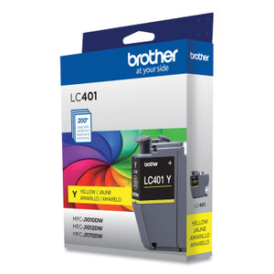 Brother LC401YS Ink, 200 Page-Yield, Yellow View Product Image