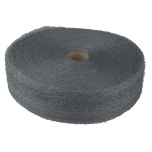 GMT Industrial-Quality Steel Wool Reel, #1 Medium, 5 lb Reel, 6/Carton (GMA105044) View Product Image