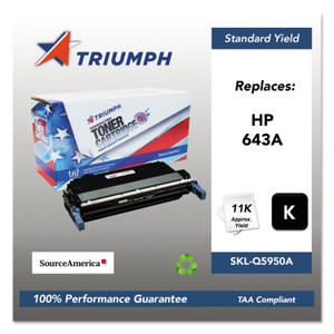 Triumph 751000NSH0283 Remanufactured Q5950A (643A) Toner, 11,000 Page-Yield, Black View Product Image