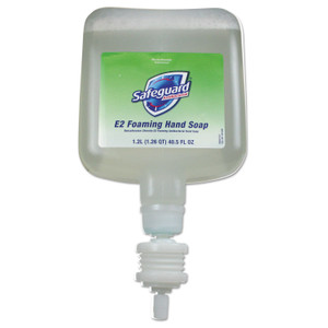Safeguard Professional Antibacterial Foam Hand Soap, E-2 Formula, Unscented, 1,200 ml Refill, 4/Carton (PGC47434) View Product Image