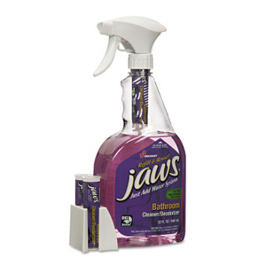 AbilityOne 7930016005750, SKILCRAFT, JAWS Bathroom Cleaner/Deodorizer, Citrus, 6 Spray Bottles/12 Refills (NSN6005750) View Product Image