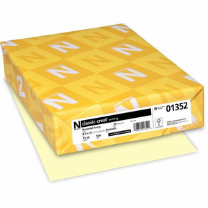 Classic Crest Premium Paper with Smooth Finish - Ivory - Letter - 8 1/2" x 11" - 24 lb Basis Weight - Smooth Product Image 
