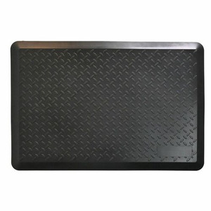 Lorell Workstation Mat - Workstation - 36" Length x 24" Width - Polyurethane Foam - Black Product Image 