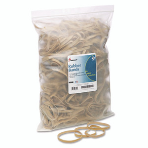 AbilityOne 7510010589974, SKILCRAFT Rubber Bands, Size 64, 0.03" Gauge, Beige, 1 lb Box, 400/Pack View Product Image