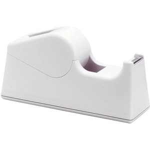 SKILCRAFT Tape Dispenser, Plastic, Holds 1"W Tape, 3" Core, Gray (NSN2402417) View Product Image
