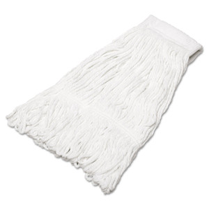 AbilityOne 7920014607906, SKILCRAFT Looped End Finishing Mop Head, Medium, Natural Product Image 