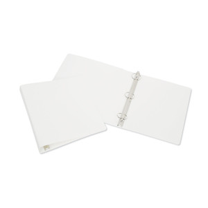 AbilityOne 7510014841744, SKILCRAFT 3-Ring Flexible Binder, 1.5" Capacity, 11 x 8.5, White Product Image 