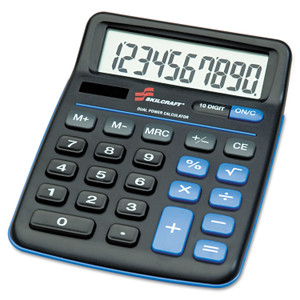 AbilityOne 7420014844580, SKILCRAFT Desktop Calculator, 10-Digit Digital Product Image 