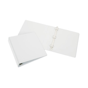 AbilityOne 7510015194376, SKILCRAFT Round Ring View Binder, 3 Rings, 1.5" Capacity, 11 x 8.5, Gray Product Image 